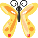 download Butterfly2 clipart image with 0 hue color