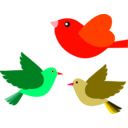 download Passarinhos Birds clipart image with 315 hue color
