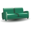 download Sofa clipart image with 135 hue color