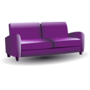 download Sofa clipart image with 270 hue color