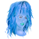download Portre clipart image with 180 hue color