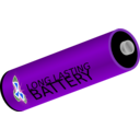 download Battery clipart image with 225 hue color