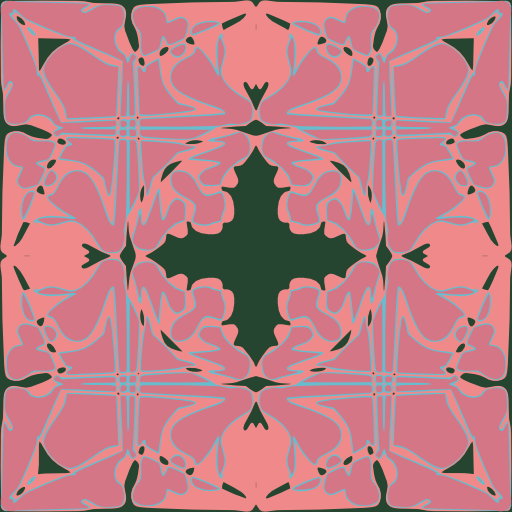 Art Nouveau Tile Pattern