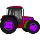 download Little Green Tractor clipart image with 225 hue color