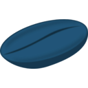 download Coffee Bean clipart image with 180 hue color