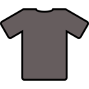 download Grey T Shirt clipart image with 90 hue color