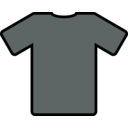 download Grey T Shirt clipart image with 270 hue color