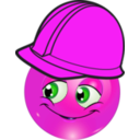 download Engineer Boy Smiley Emoticon clipart image with 270 hue color