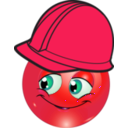 download Engineer Boy Smiley Emoticon clipart image with 315 hue color