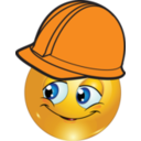 download Engineer Boy Smiley Emoticon clipart image with 0 hue color
