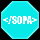 download Stop Sopa clipart image with 180 hue color