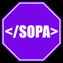 download Stop Sopa clipart image with 270 hue color