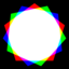 Pentadecagon Rgb Mix