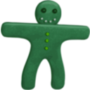download Gingerbread Man clipart image with 90 hue color