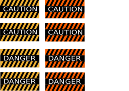 Caution And Danger Signs