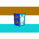 download Flag Of Schleswig Holstein clipart image with 180 hue color