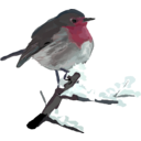 download Robin clipart image with 315 hue color