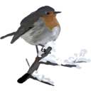 download Robin clipart image with 0 hue color