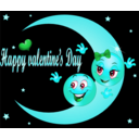 download Happy Valentine Smiley Emoticon clipart image with 135 hue color