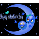 download Happy Valentine Smiley Emoticon clipart image with 180 hue color