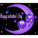 download Happy Valentine Smiley Emoticon clipart image with 225 hue color