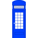 download London Phonebooth clipart image with 225 hue color
