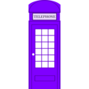 download London Phonebooth clipart image with 270 hue color