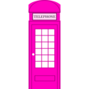 download London Phonebooth clipart image with 315 hue color