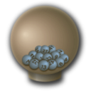download Lotto Sphere clipart image with 180 hue color