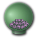 download Lotto Sphere clipart image with 270 hue color