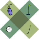 download Golf Decoration clipart image with 45 hue color