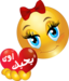 Pretty Girl Ba7bak Awy Smiley Emoticon