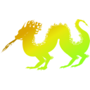 download Dragon clipart image with 45 hue color