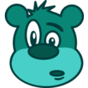 download Bear Peterm 01 clipart image with 180 hue color
