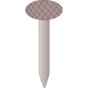 download Nail clipart image with 0 hue color