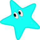 download Star clipart image with 135 hue color
