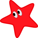 download Star clipart image with 315 hue color