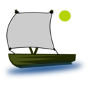 download Pinisi Boat clipart image with 45 hue color