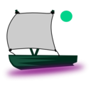 download Pinisi Boat clipart image with 135 hue color