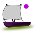 download Pinisi Boat clipart image with 270 hue color