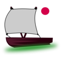 download Pinisi Boat clipart image with 315 hue color