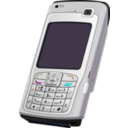 download A Mobile Phone clipart image with 180 hue color