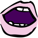 download Open Mouth clipart image with 315 hue color