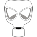 download Gas Mask clipart image with 180 hue color