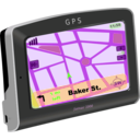 download Gps On clipart image with 225 hue color