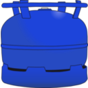 download Gas Bottle 6 Kg clipart image with 225 hue color