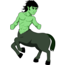 download Centaur clipart image with 90 hue color