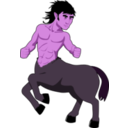 download Centaur clipart image with 270 hue color