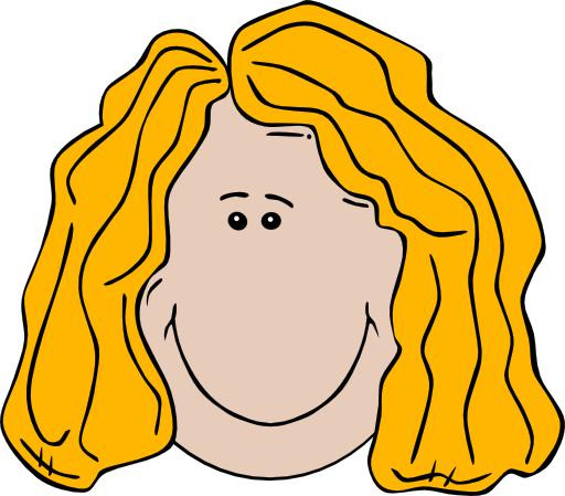 Lady Face Cartoon