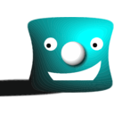 download Red Puppet clipart image with 180 hue color